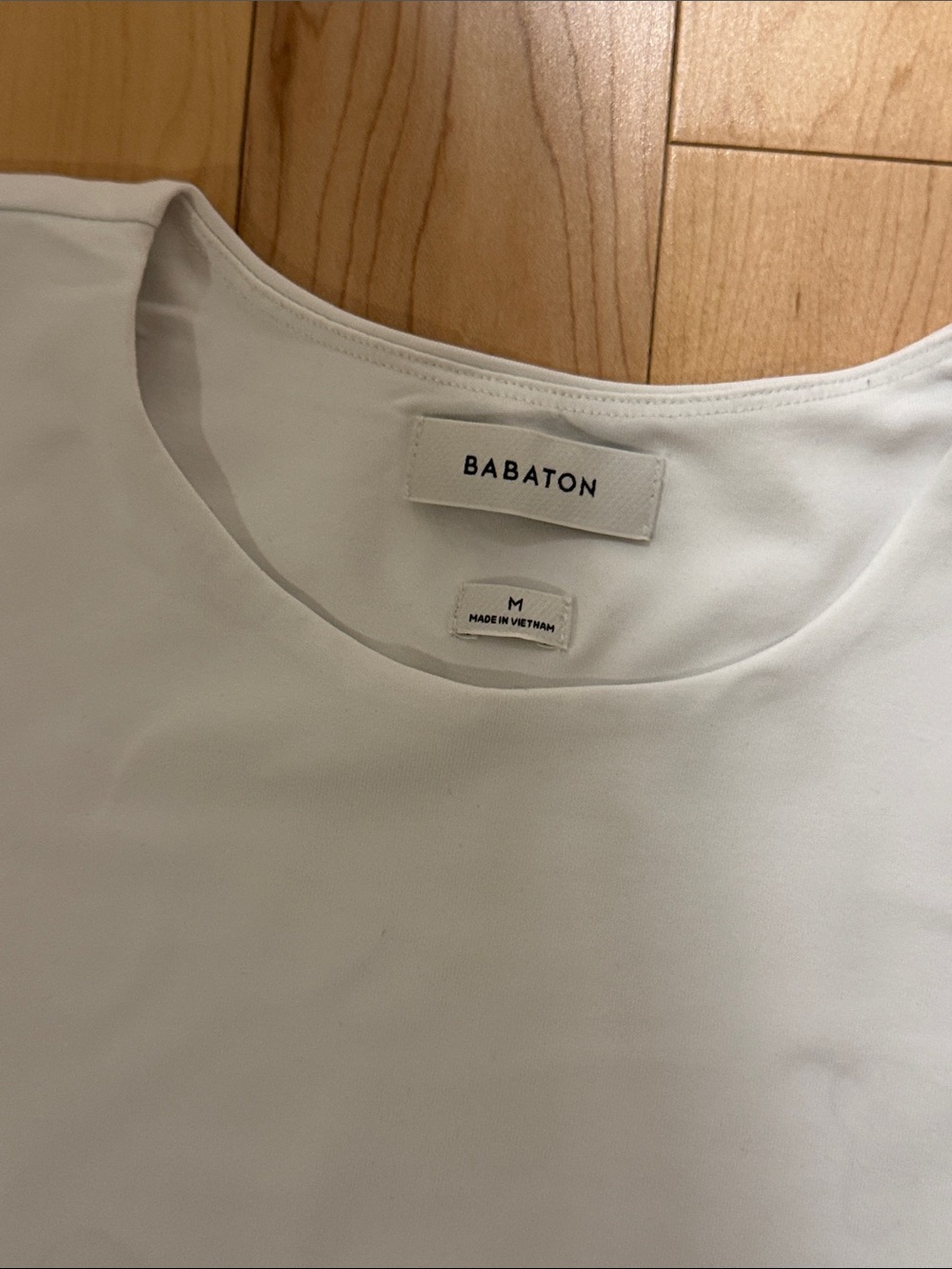 Babaton Aritzia nylon White Long-Sleeve shirt - Picture 2 of 4